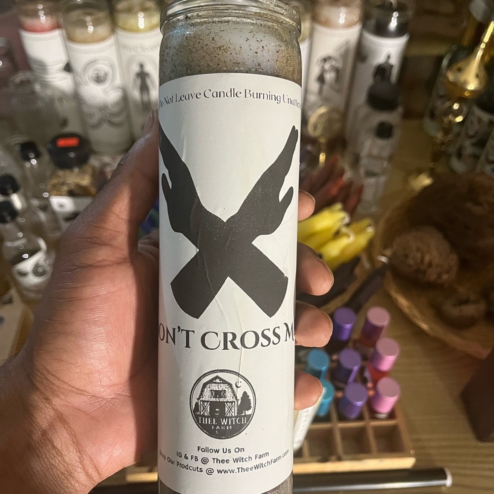 Don’t Cross Me Candle